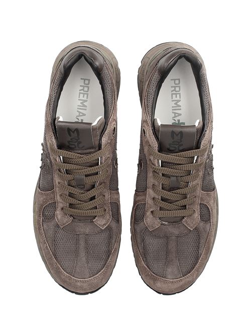Multi-material sneakers PREMIATA | MASE VAR 6875GRIGIO